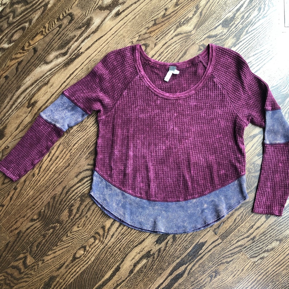 Free People long sleeve shirt